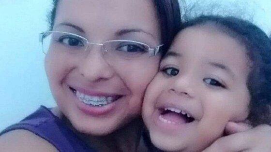 Josimare e a filha Brenda