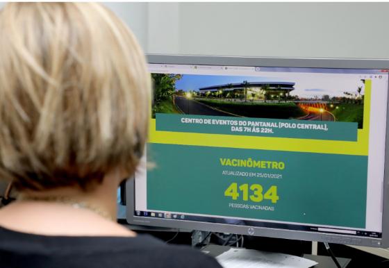 O vacinômetro será atualizado uma vez ao dia, por volta das 9 horas