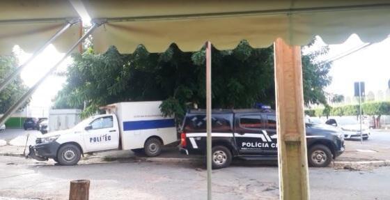 As Polícias Civil e Militar, além da Politec, estiveram no local.