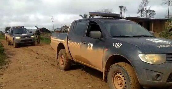 Polícia Civil esteve no local após denuncia de desaparecimento.