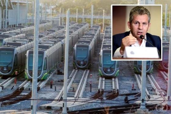 Governador Mauro Mendes anunciou a decisão de trocar o VLT pelo BRT em dezembro de 2020