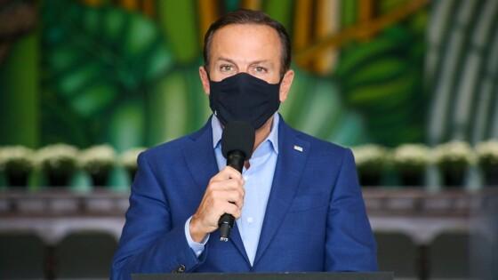 Doria fez anúncio nesta terça-feira.