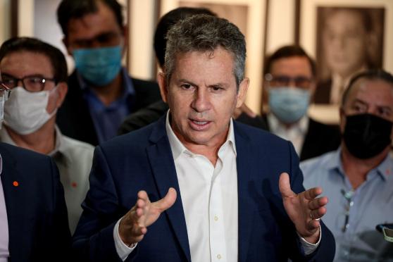 O governador Mauro Mendes (DEM) fez duras críticas à Anvisa