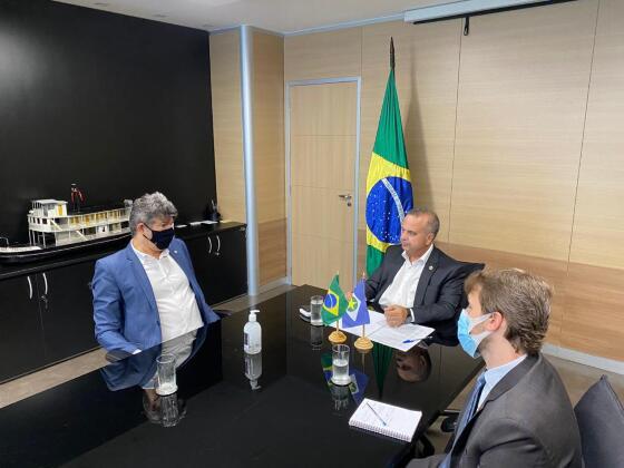 O deputado federal José Medeiros (Podemos) esteve reunido com o ministro do Desenvolvimento Regional, Rogério Marinho