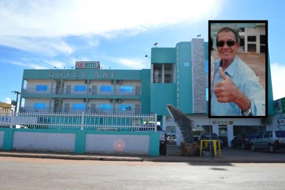 Benedito Luiz Passos é dono do Hotel Aki.