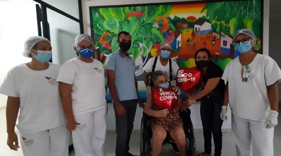 Marieli de Avila Fagundes teve alta no dia de seu aniversário