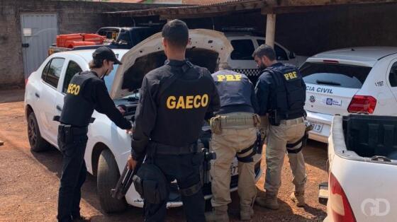 Gaeco trabalha em parceria com outras forças policiais na operação