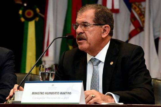 Presidente do STJ, ministro Humberto Martins.