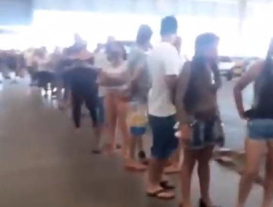 Registro foi feito neste sábado