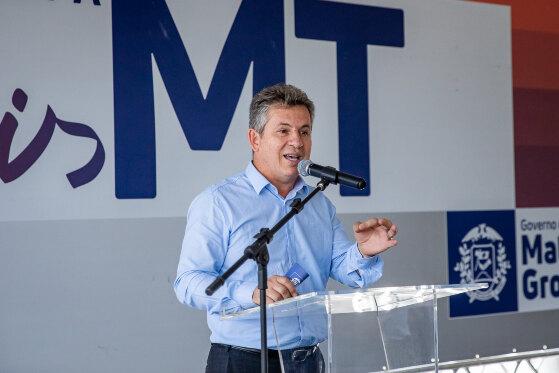 Governador Mauro Mendes.