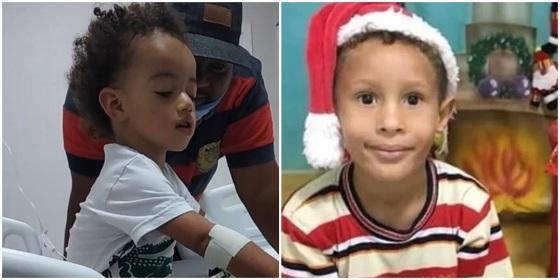 Heitor foi encontrado com vida; Samuel continua desaparecido.