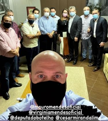 Secretário Beto Dois a Um registrou o encontro