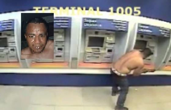 F.J foi identificado pelas câmeras de segurança do Banco.