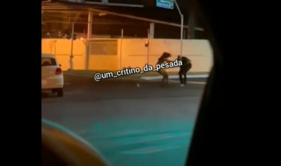 A confusão ocorreu na região central de Cuiabá