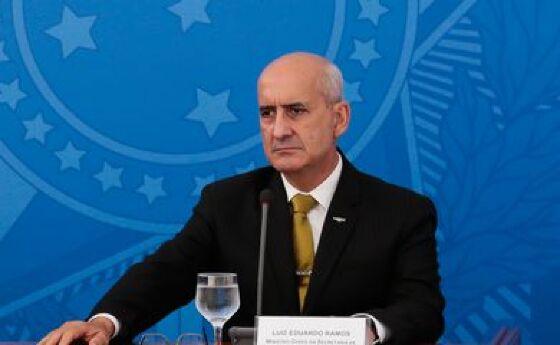 O ministro-chefe da Casa Civil da Presidência da República, general Luiz Eduardo Ramos