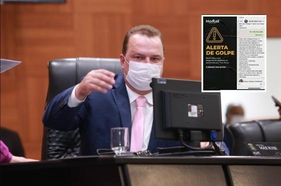 Golpistas enviam mensagens em nome do deputado