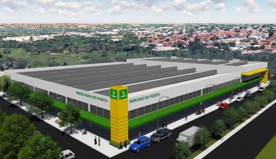 Projeto do novo Mercado do Porto, idealizado pela Prefeitura