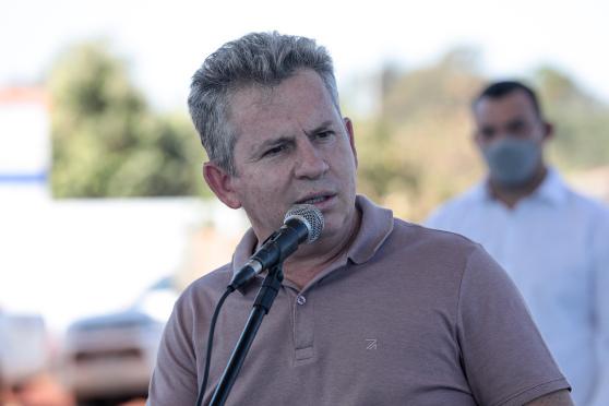 O governador Mauro Mendes detonou os contrários à Ferrogrão