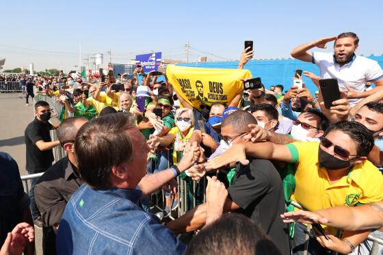 Bolsonaro esteve em Cuiabá no último dia 19 de agosto