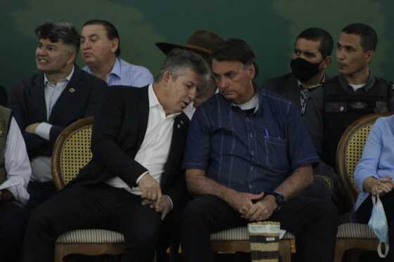 O governador Mauro Mendes e o presidente Jair Bolsonaro têm boa relação, apesar de desencontros