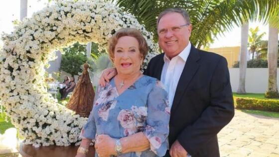 Lúcia Maggi e o filho Blairo Maggi