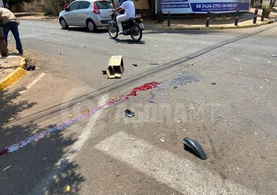 O acidente aconteceu em um cruzamento entre as Avenidas Ponce de Arruda e 15 de Novembro.