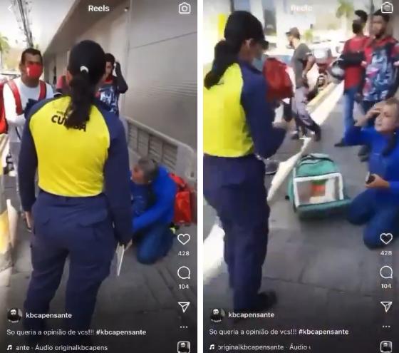 Entregador de aplicativo suplicou para moto não ser apreendida