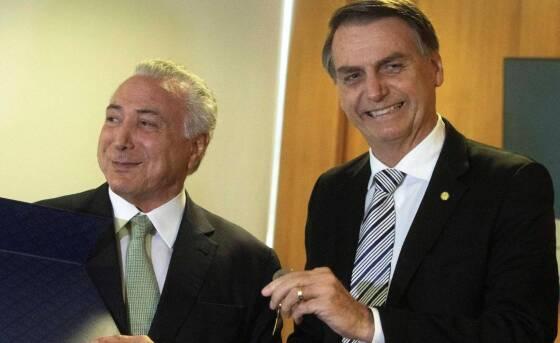 Temer ajudou Bolsonaro em carta à nação