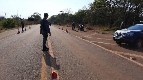 Blitz foi realizada na Estrada de Chapada