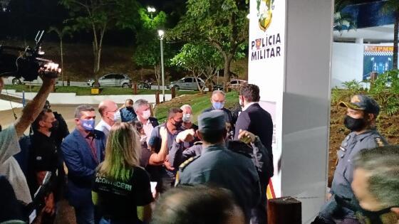 Ouvidor-geral falou sobre tecnologias na inauguração da 4ª Companhia Independente, em Cuiabá.