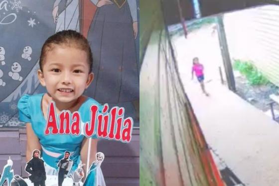Ana Júlia Pantoja, de 5 anos