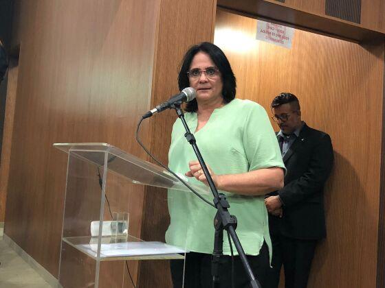 Ministra Damares Alves lançou programa em Cuiabá