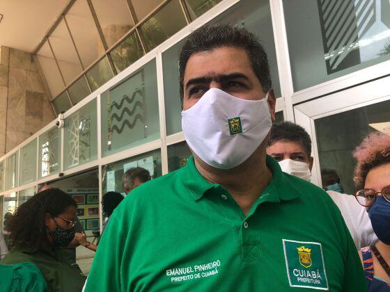 prefeito de Cuiabá, Emanuel Pinheiro (MDB) foi afastado do cargo