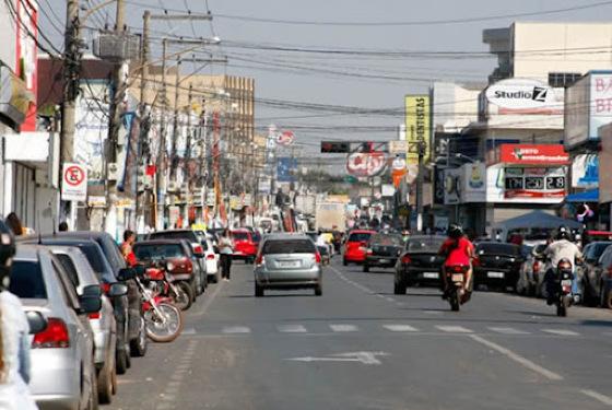 Avenida Couto Magalhães, região central de VG