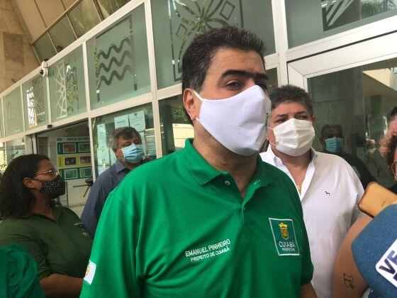 O prefeito de Cuiabá, Emanuel Pinheiro (MDB), de olho no Palácio Paiaguás