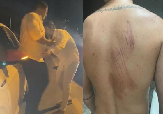 Confusão aconteceu após batida entre os carros dos dois