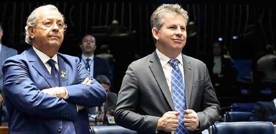 Jayme Campos e Mauro Mendes, lideranças do DEM em Mato Grosso