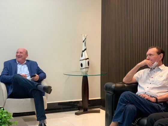 Deputados federais Neri Geller e Carlos Bezerra, (esq. e dir.) firmaram apoio para 2022