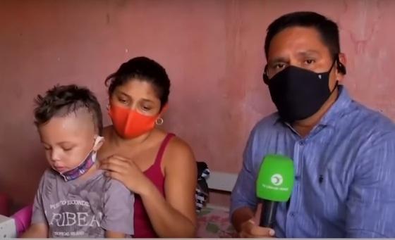 Rian e Jéssica deram entrevista para o programa Olho Vivo na Cidade