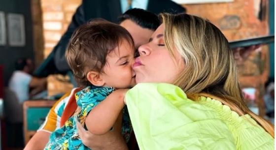Marilia e o filho