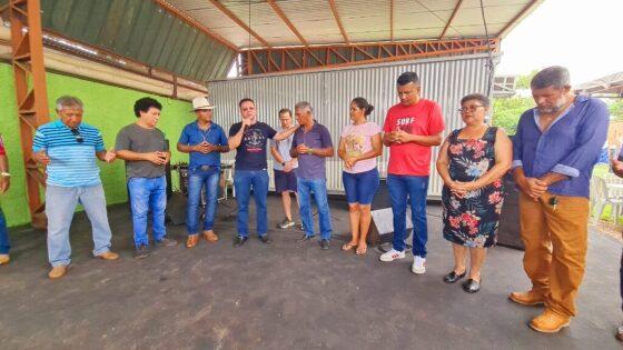 Botelho esteve na comunidade no último sábado