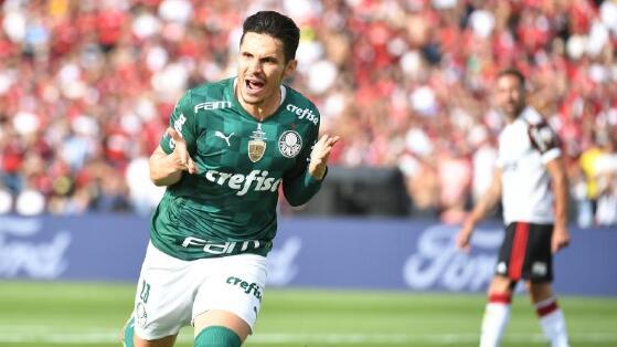 Raphael Veiga fez um dos gols do Palmeiras na final
