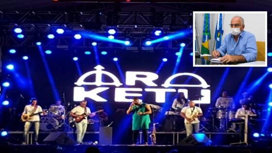 Prefeito de Chapada dos Guimarães está fechando contrato para show da banda Araketu
