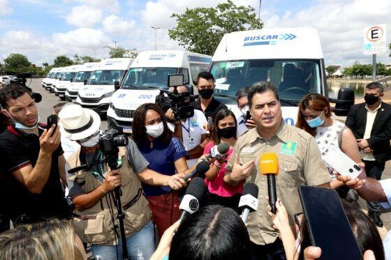 Emanuel cumprimentou novo pré-candidato, mas não reforçou sua intenção de disputa