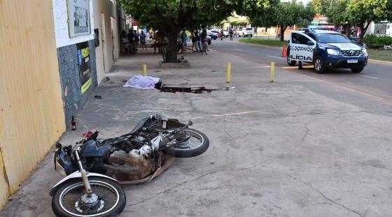 Acidente na avenida Brasil em Rondonópolis 