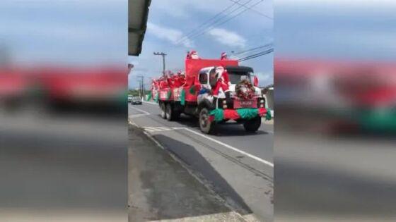 O Papai Noel fazia o mesmo trajeto há mais de 20 anos.