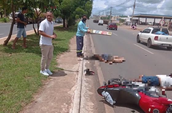 O atropelamento aconteceu na Avenida Júlio Campos.