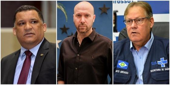 Silvano (à esquerda), Beto Dois a Um (centro) e Gilberto Figueiredo