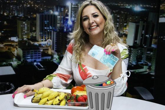 Até a banana que estragou é dinheiro no lixo, alerta Camila Rossi