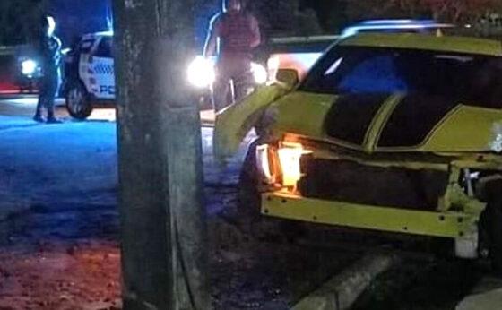 O condutor se feriu e o atual estado de saúde dele não foi divulgado
